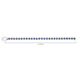 Costco blue sapphire diamond bracelet 18ct white gold (British brand)