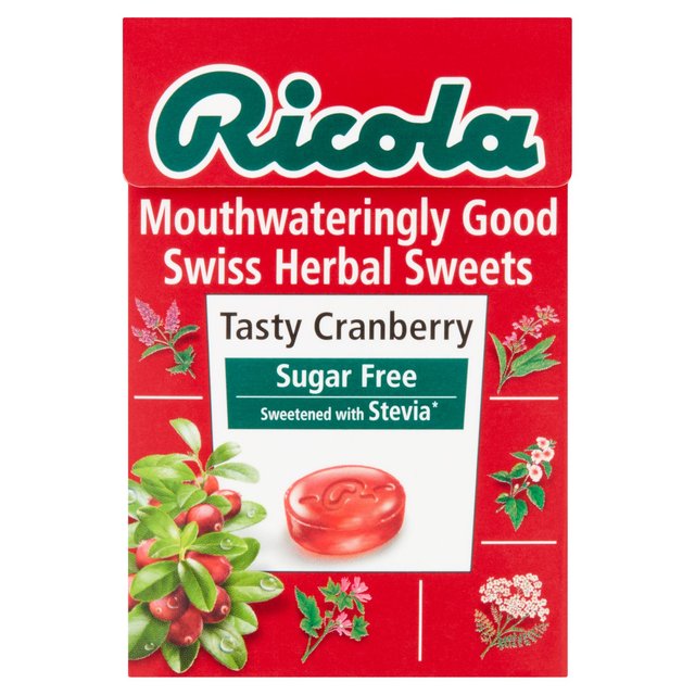 Ricola Cranberry Sugar Free   45g GOODS M&S   