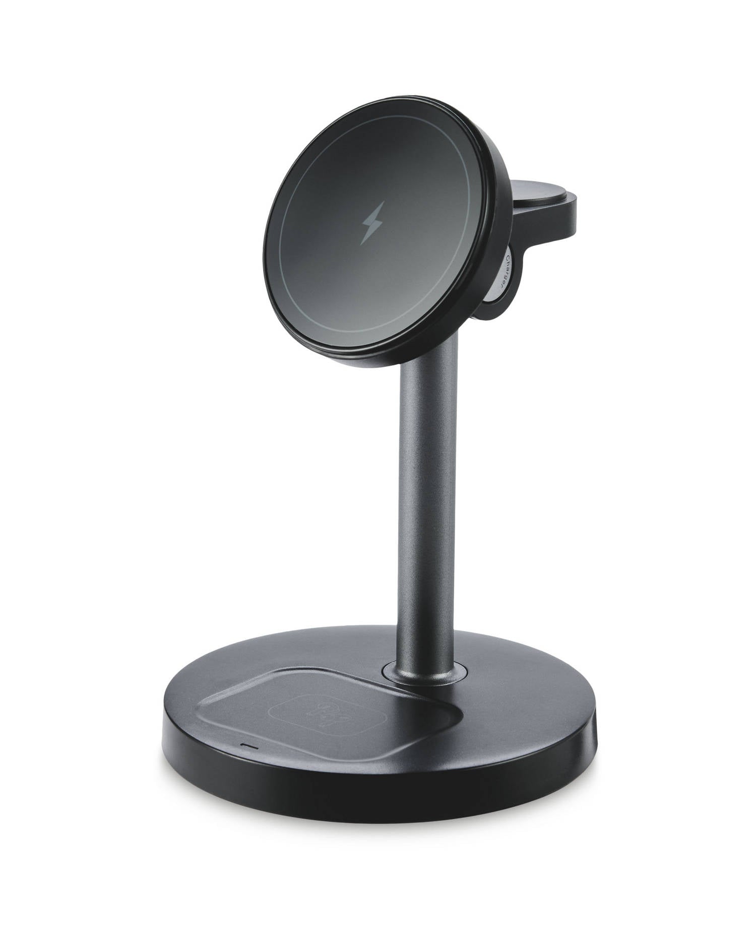 Headphone and 3-in-1 charger set in black and beige, UK version