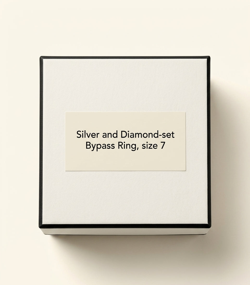 Cartier Juste un Clou white gold diamond ring, UK version