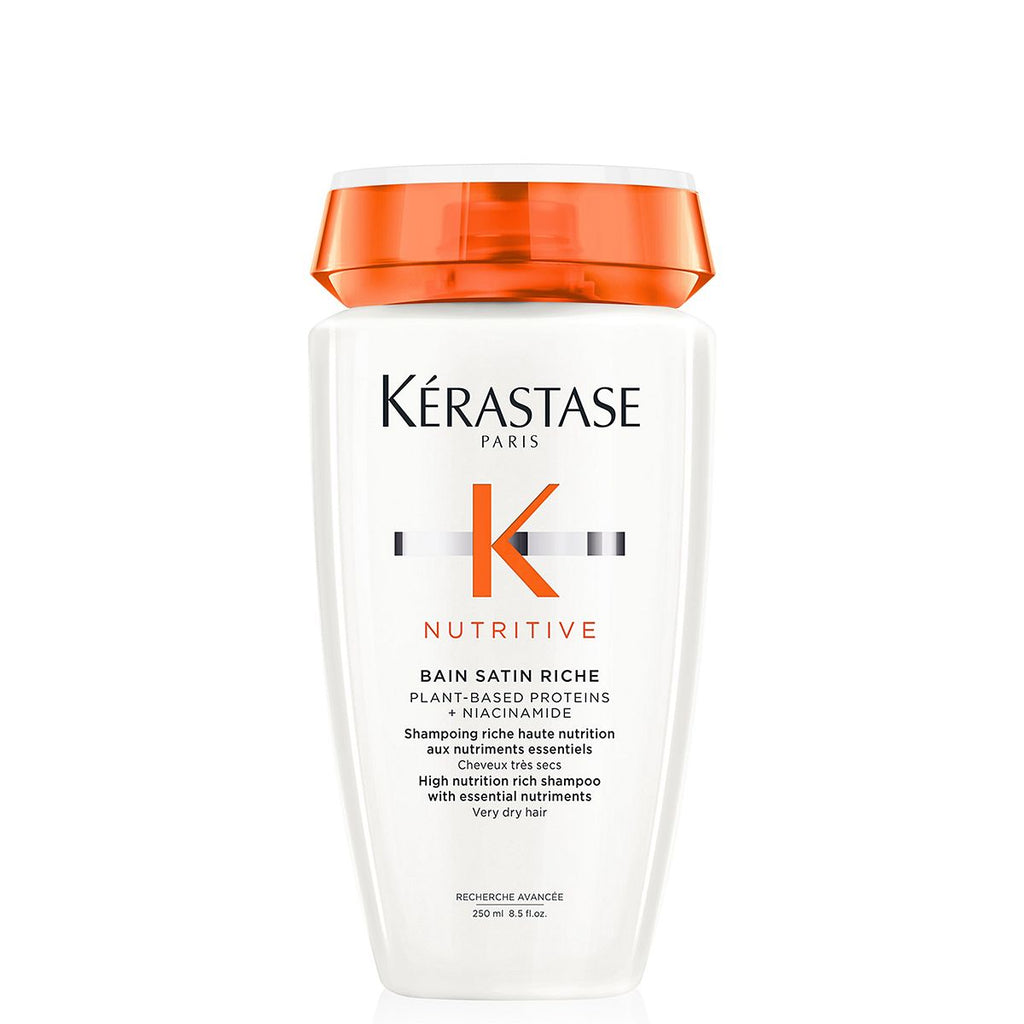 Kérastase Nutritive, High Nutrition Rich Shampoo for Very Dry Hair, Protein Enriched Formula With Niacinamide 250ml