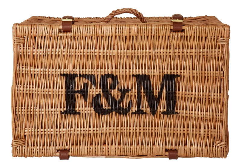 Medium wicker basket 34x52x25cm for 5-8 items - British product