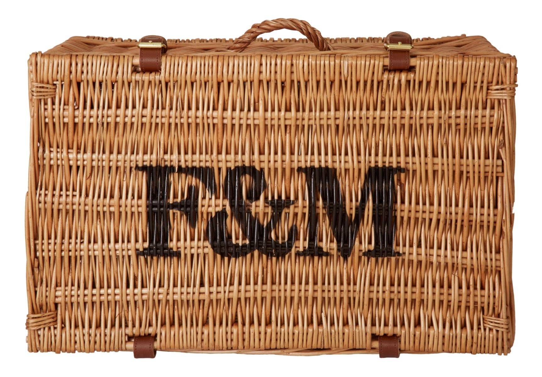 Medium hamper with 51.5cm height, 33.5cm width, 24.5cm depth (British brand)