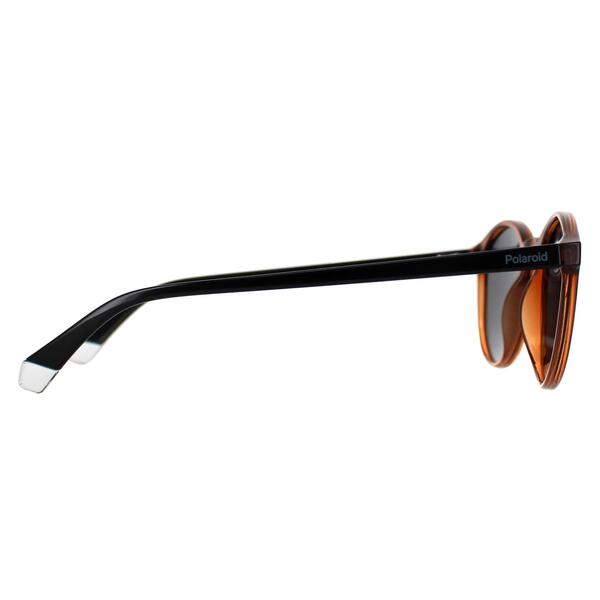Polaroid brown men sunglasses round frame - British product