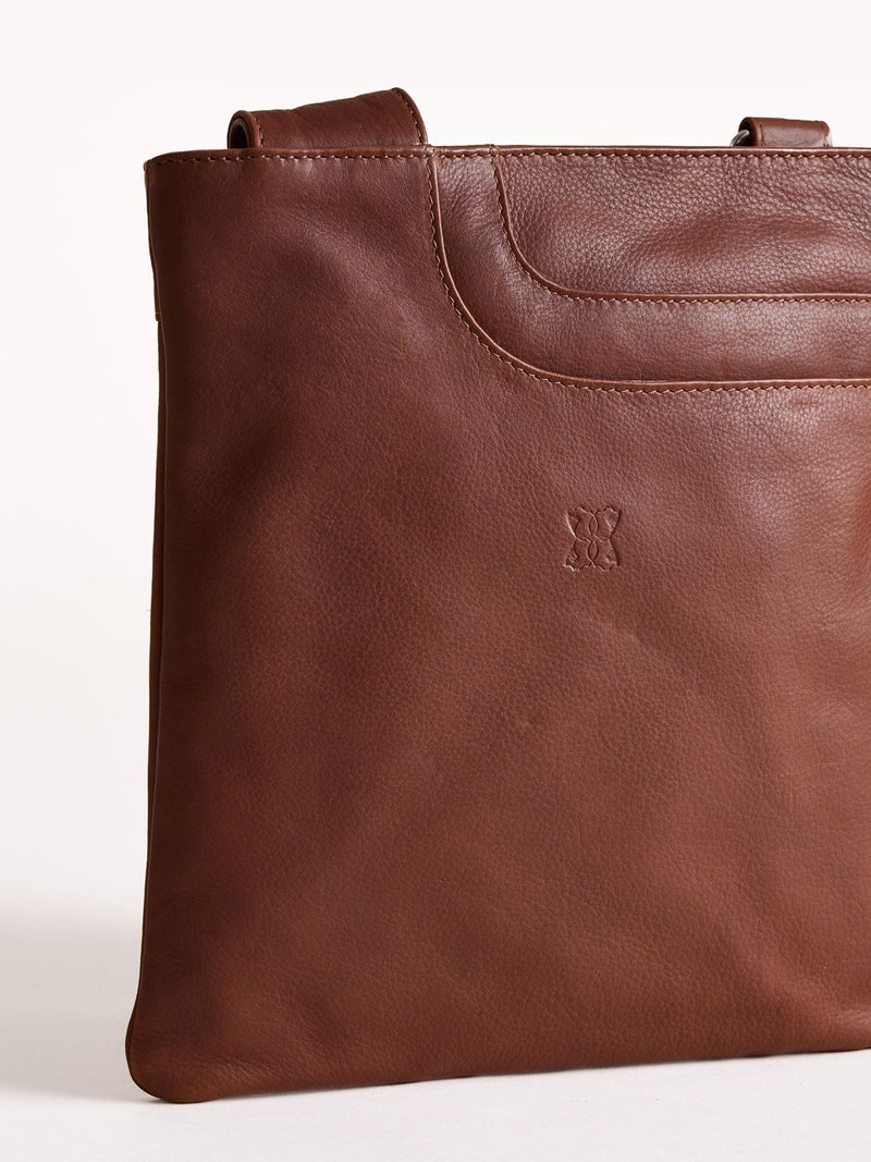 Lakeland Leather navy blue Allerdale cross-body bag (British brand)