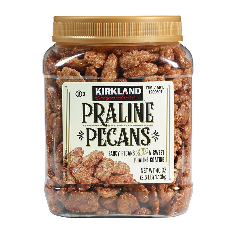 Kirkland Signature praline pecans 1.13kg, UK version