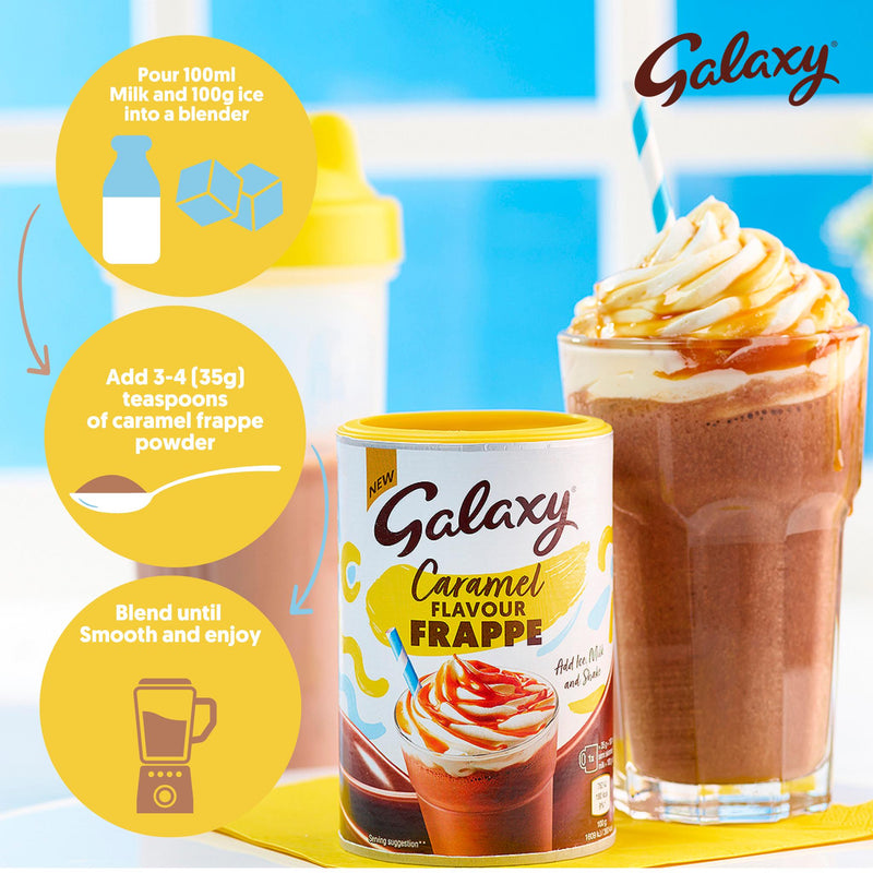 Galaxy caramel flavour frappe powder 280g - British product