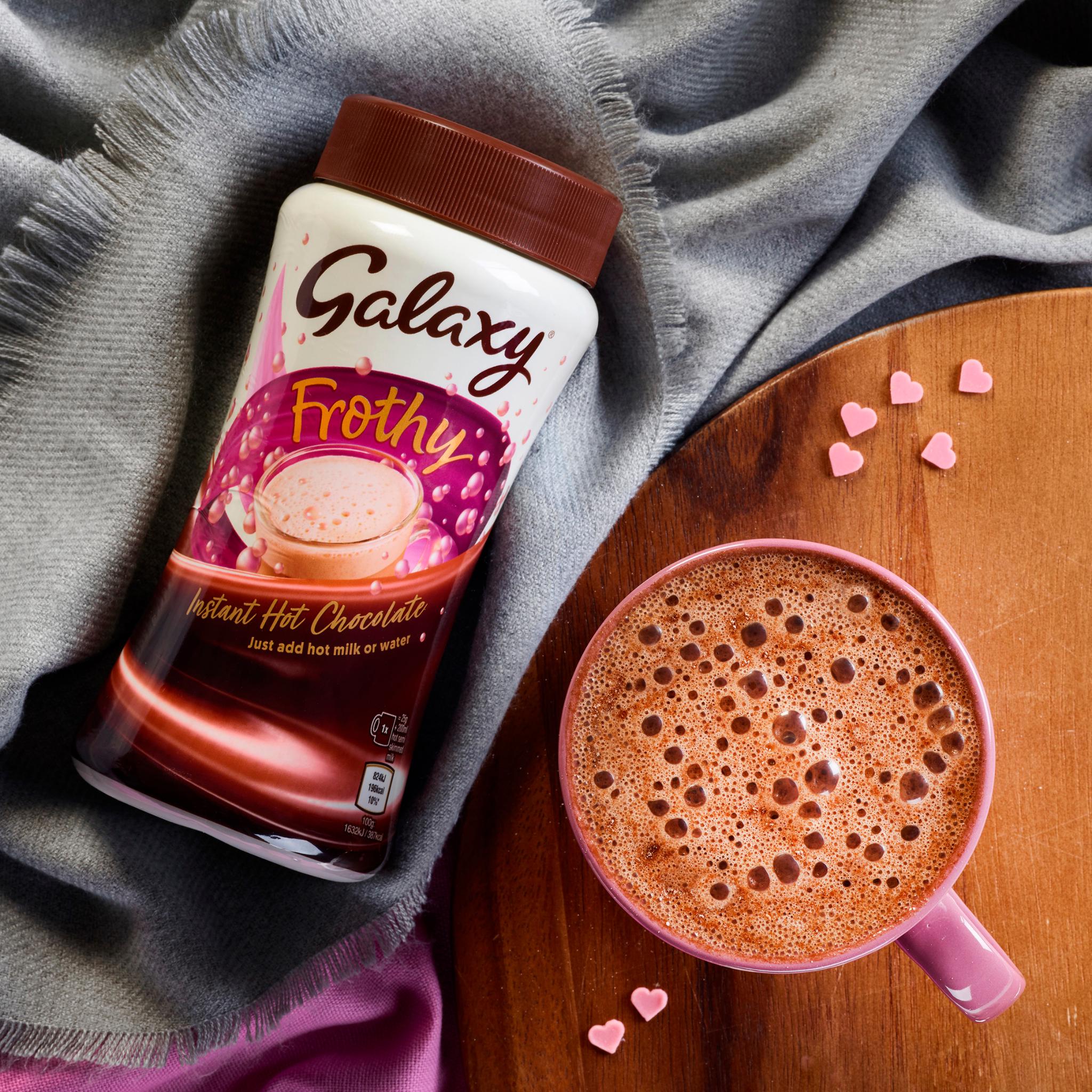 Galaxy Frothy Hot Chocolate powder 275g, UK version