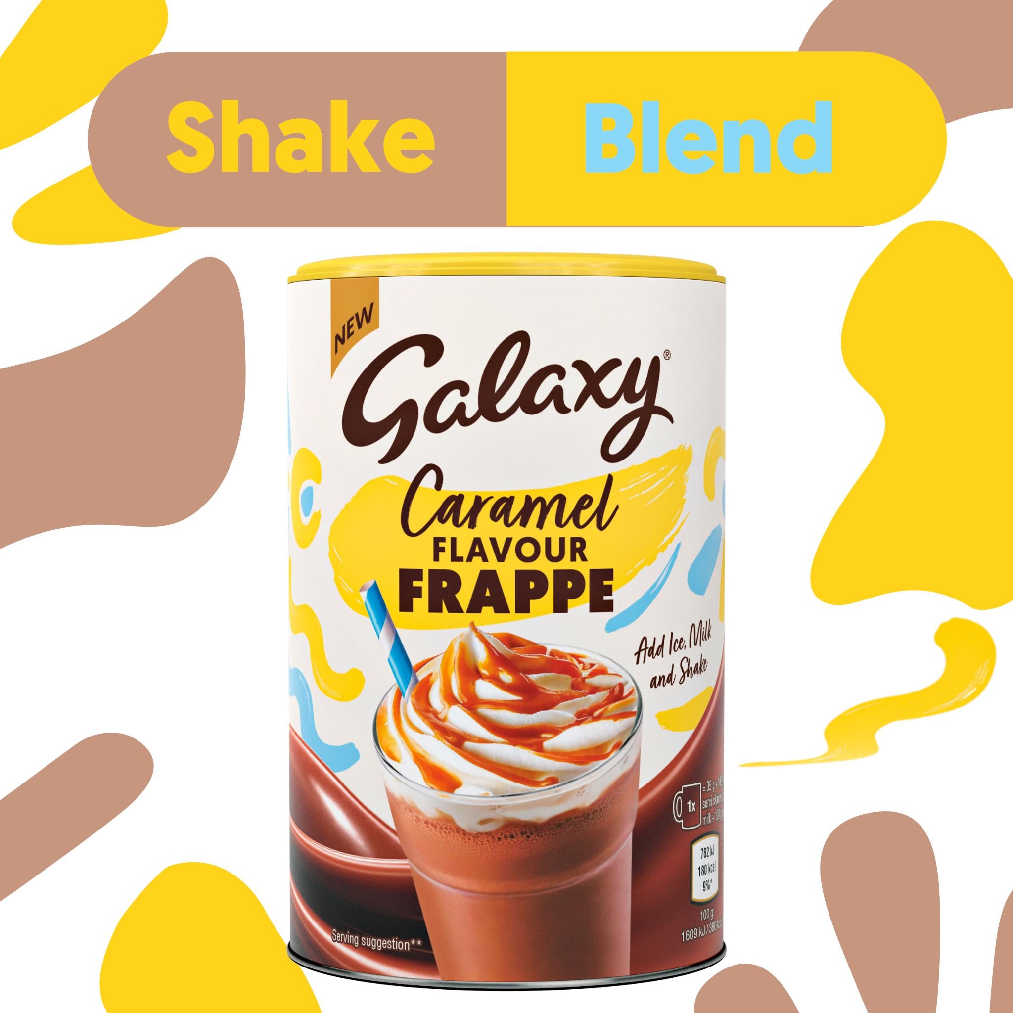 Galaxy caramel flavour frappe powder 280g - British product
