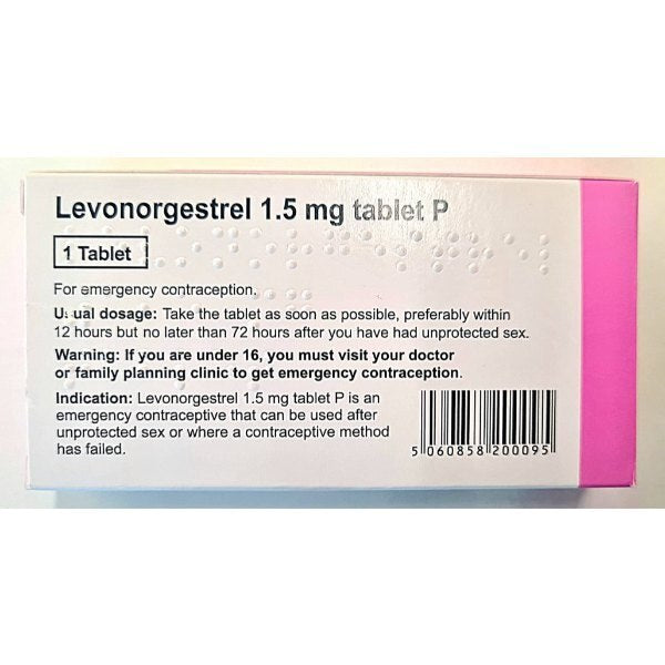 Levonorgestrel 1.5mg Tablet P GOODS Superdrug   