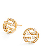 MARLI New York diamond earrings 18kt yellow gold, UK version