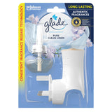 Glade Scented Oil Plug In Holder & Refill Air Freshener Clean Linen 20ml GOODS Sainsburys   