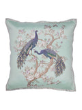 Laura Ashley Blue Duck Egg Square Belvedere cushion, imported from the UK