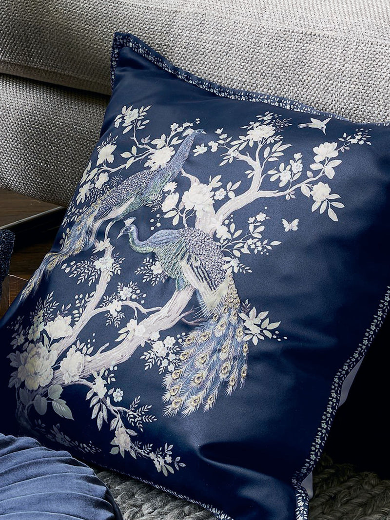 Laura Ashley Blue Duck Egg Square Belvedere Cushion