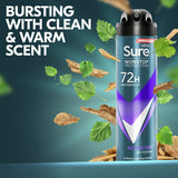 Sure Men Antiperspirant Deo Aerosol Nonstop Active 150ml GOODS Superdrug   