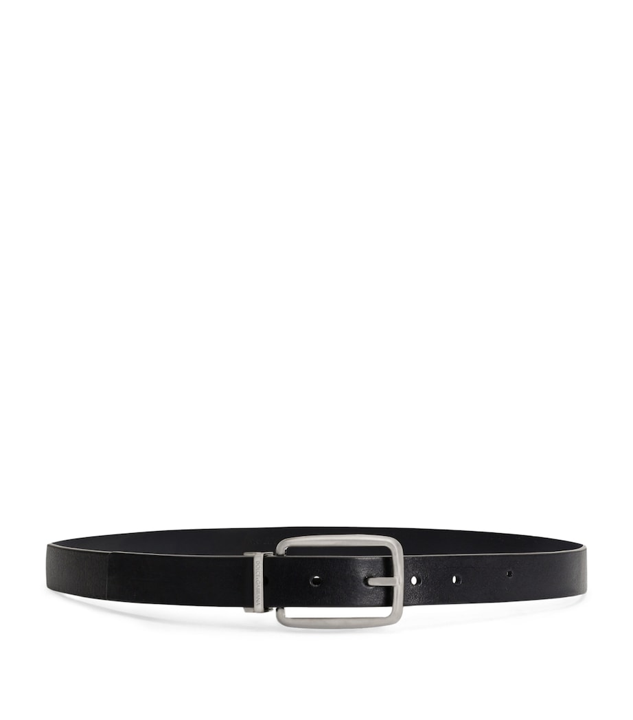 Dolce&Gabbana leather belt with engraved buckle - British product