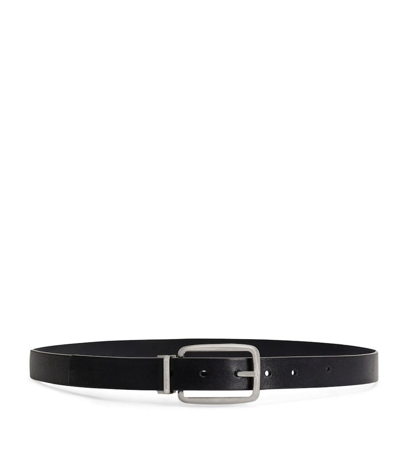 Dolce&Gabbana leather belt with engraved buckle - British product
