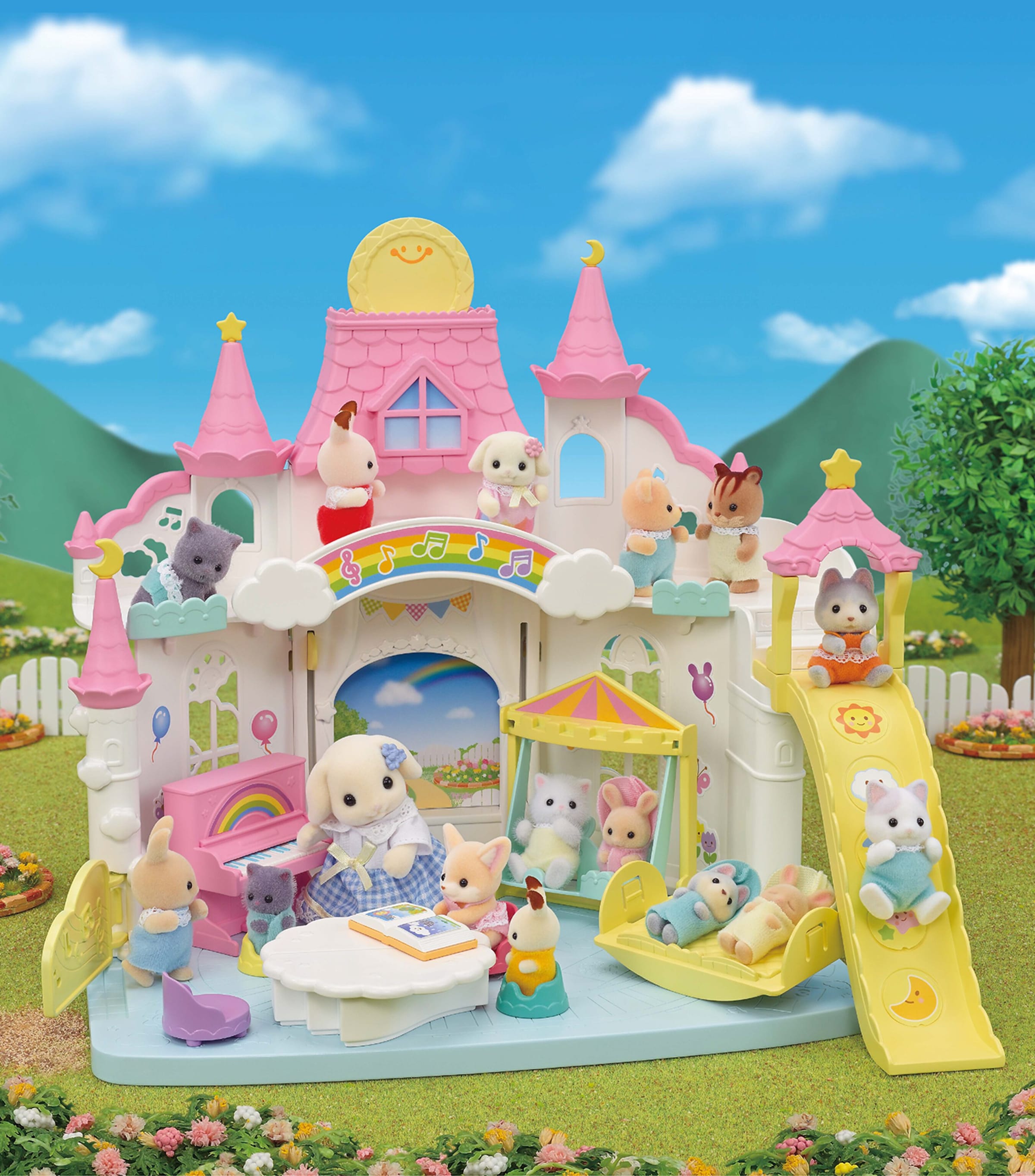 Sylvanian Families Sunny Castle Nursery playset (British brand)