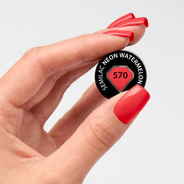 Semilac Neon Watermelon UV gel polish 7ml - British product
