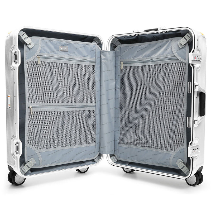 Swiss Military hardside case silver 60cm, UK version