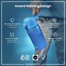 Ion8 blue water bottle 350ml, UK version