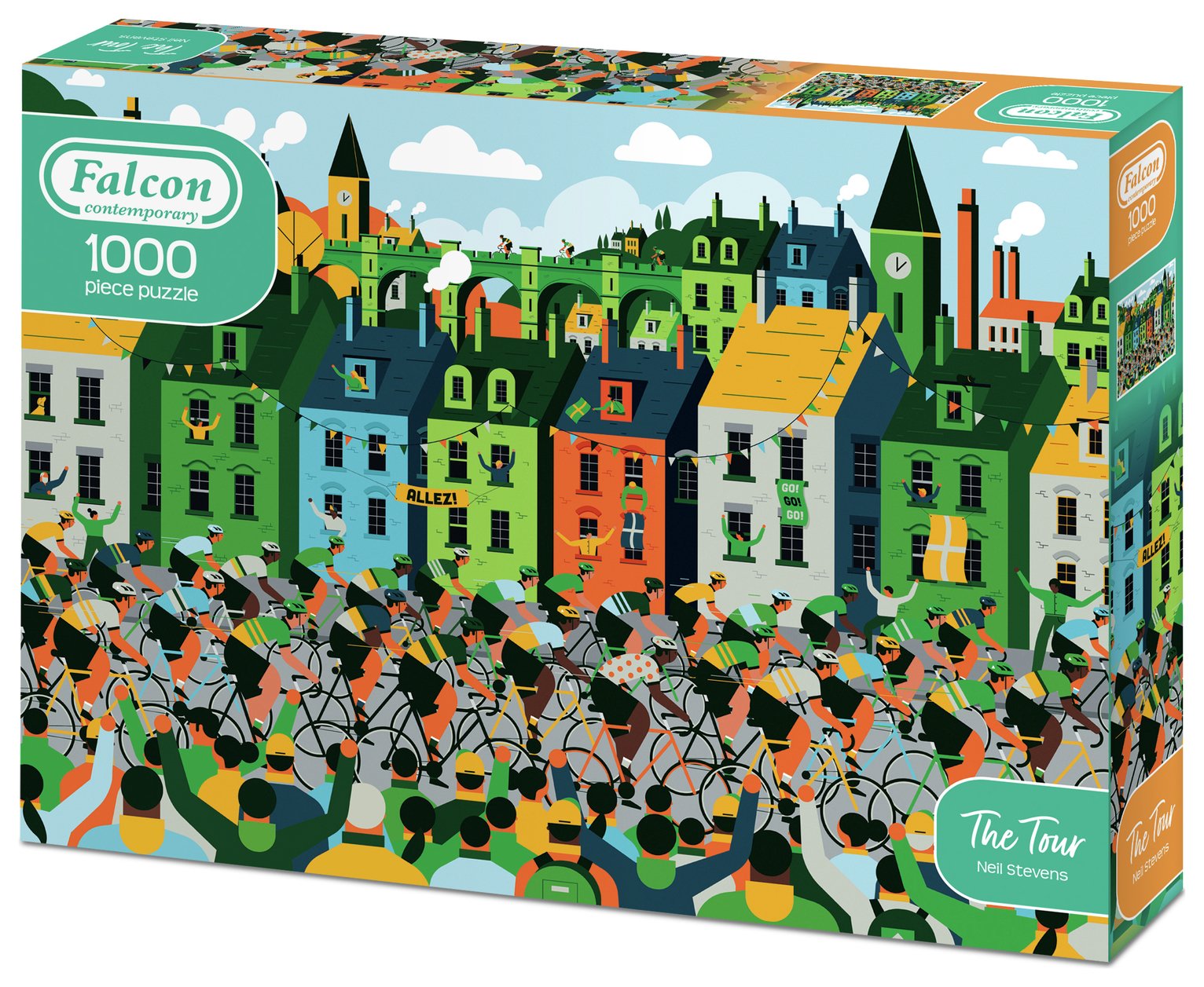 Falcon Contemporary The Tour 1000 piece jigsaw puzzle - British product