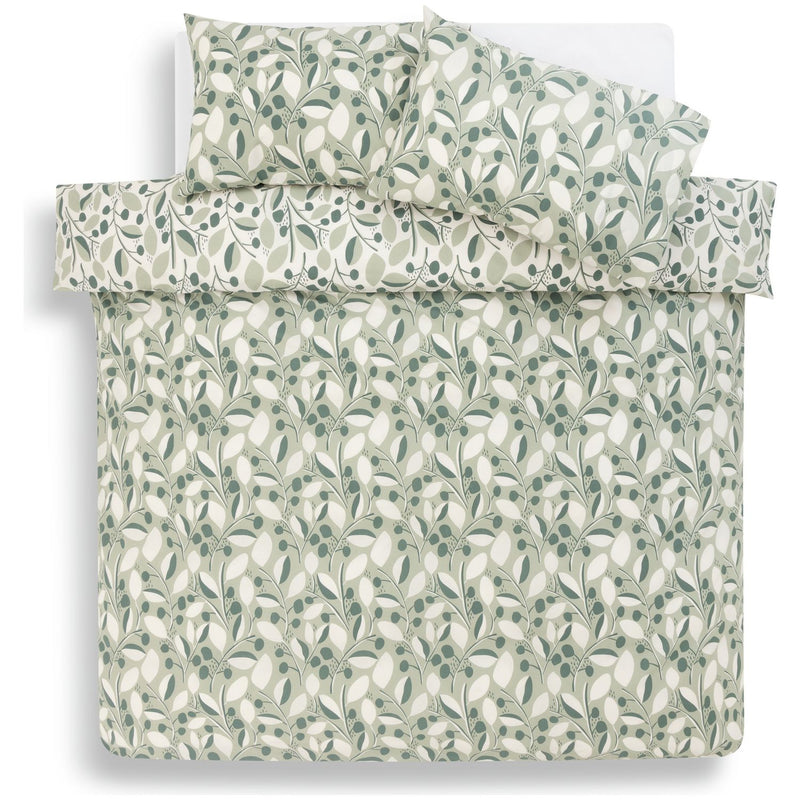 Argos Home Modern Scandi Floral Green bedding set Single - British product
