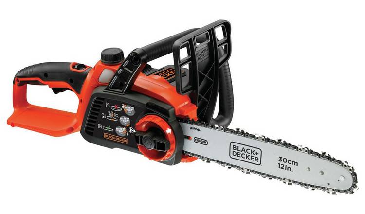 Black + Decker 36V cordless chainsaw with 30cm bar - British product