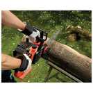 Black + Decker 36V cordless chainsaw with 30cm bar - British product