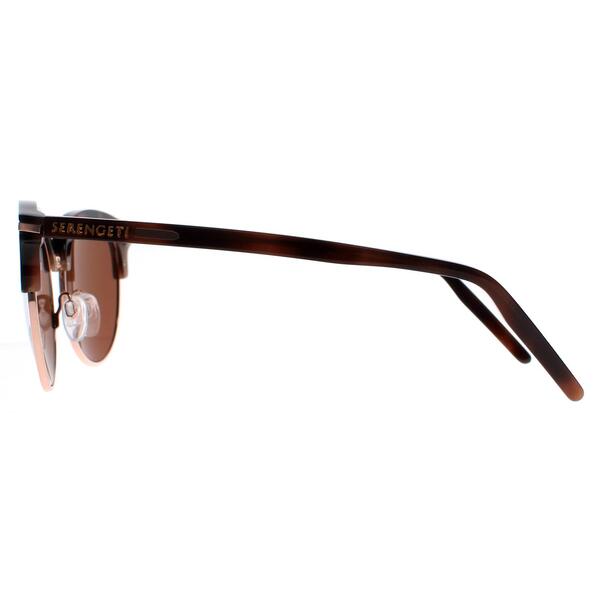 Serengeti Lela brown women sunglasses semi rimless (British brand)