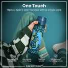 Ion8 Dinosaur Green Water Bottle 500ml, UK version