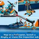 LEGO City Arctic Explorer Ship toy set, UK version