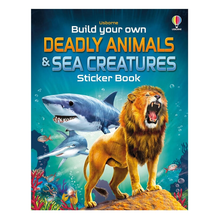 Build Your Own Sticker Book three themes dragons animals dinosaurs - British product