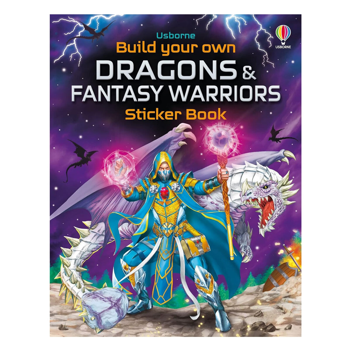 Build Your Own Sticker Book three themes dragons animals dinosaurs - British product