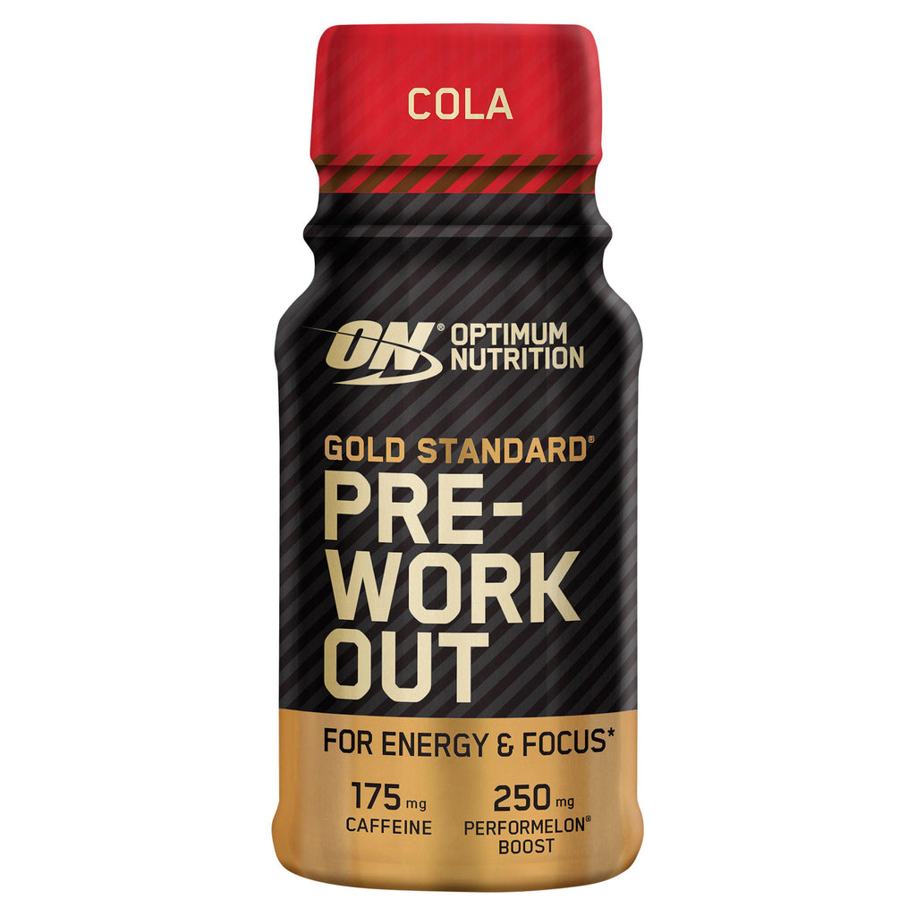 Optimum Nutrition Gold Standard Pre Workout Energy Shot Cola Flavour single serve 60ml