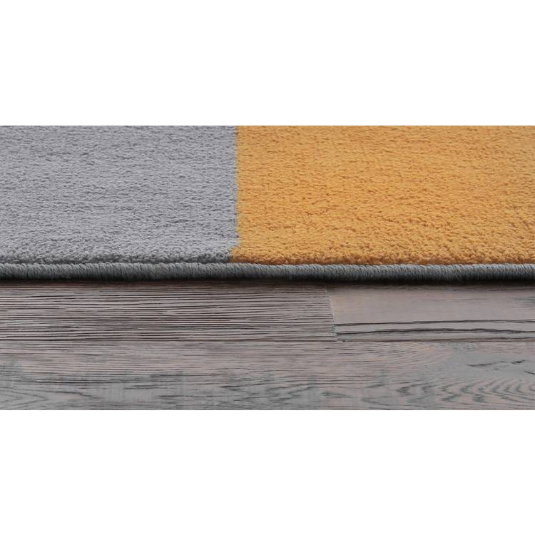 Argos Home geometric rug mustard cut pile 120x170cm - British product