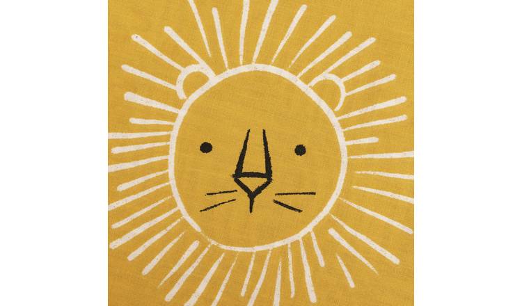 Habitat safari lion yellow toddler bedding set (British brand)