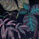 Habitat botanical print velvet cushion multi 43x43cm, UK version