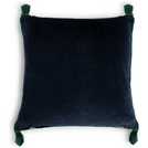 Habitat botanical print velvet cushion multi 43x43cm, UK version