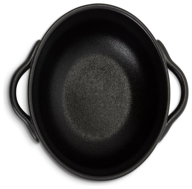 Habitat stoneware mini casserole dish black 0.31L, UK version
