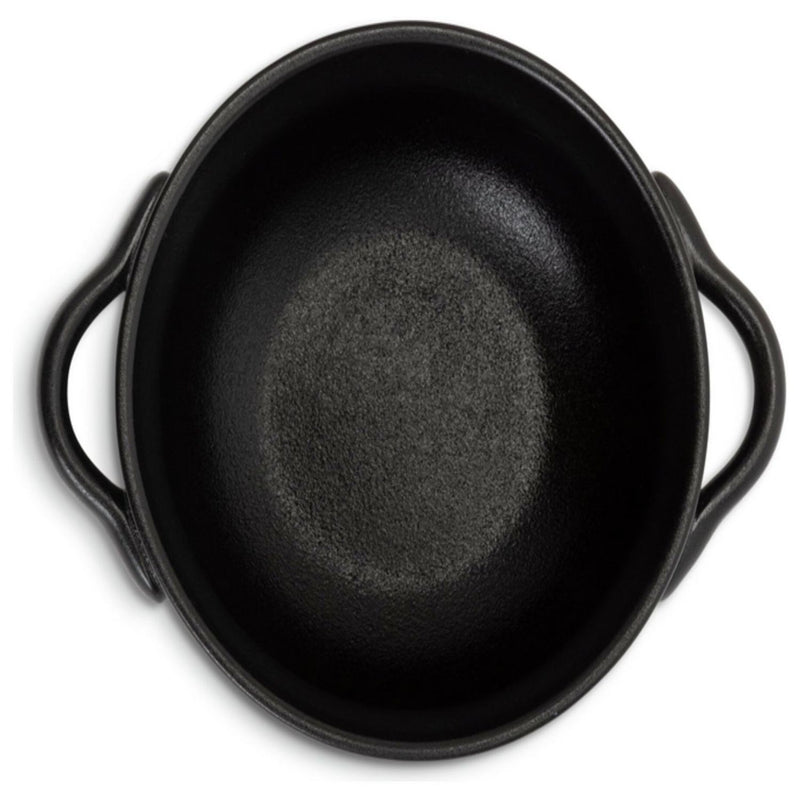 Habitat stoneware mini casserole dish black 0.31L, UK version