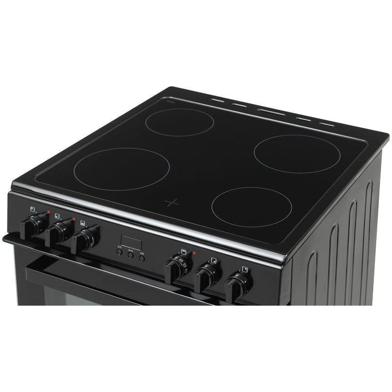 Bush double oven electric cooker black 60cm - British product