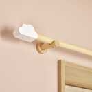 Habitat kids wooden cloud curtain pole 120cm, UK version