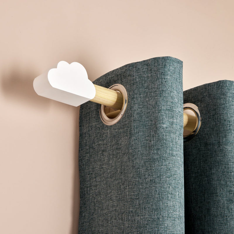 Habitat kids wooden cloud curtain pole 120cm, UK version