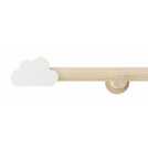 Habitat kids wooden cloud curtain pole 120cm, UK version