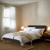 Habitat Ren Kingsize Fabric Bed Frame in Moss Green