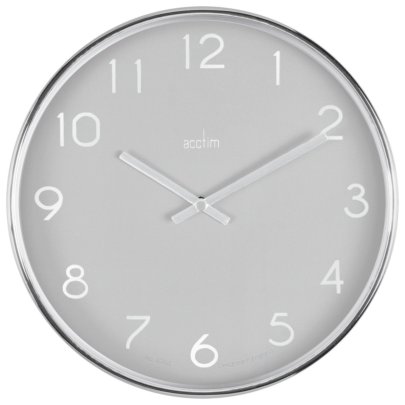 Acctim wall clock grey 25cm - British product