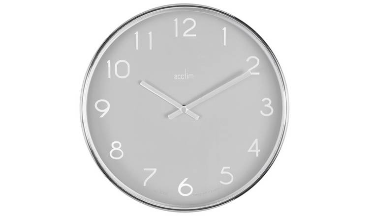 Acctim wall clock grey 25cm - British product