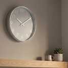 Acctim wall clock grey 25cm - British product