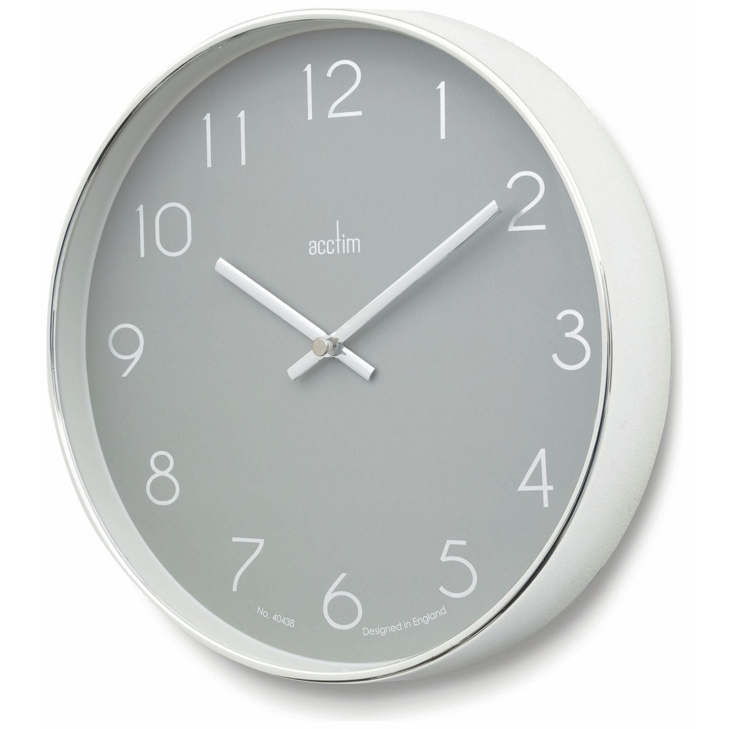 Acctim wall clock grey 25cm - British product